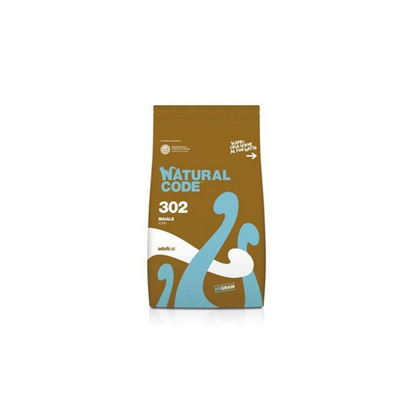 Foto principale Cibo per Gatti Adulti Natural Code 302 Gusto Maiale 1,5kg