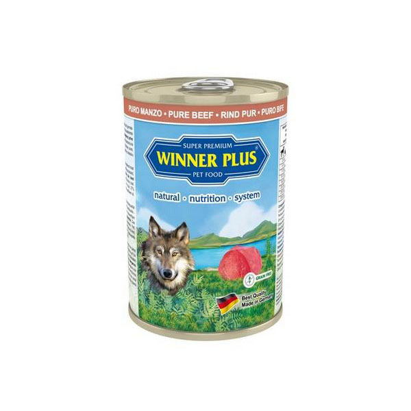 Foto principale Cibo Umido per Cani Winner Plus Super Premium Menu Mono Puro Gusto Manzo 400gr