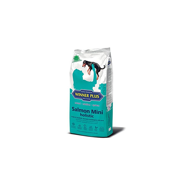 Foto principale Crocchette per Cani Adulti Sensibili Winner Plus Salmon Mini Holistic Taglia Piccola Gusto Salmone 2kg