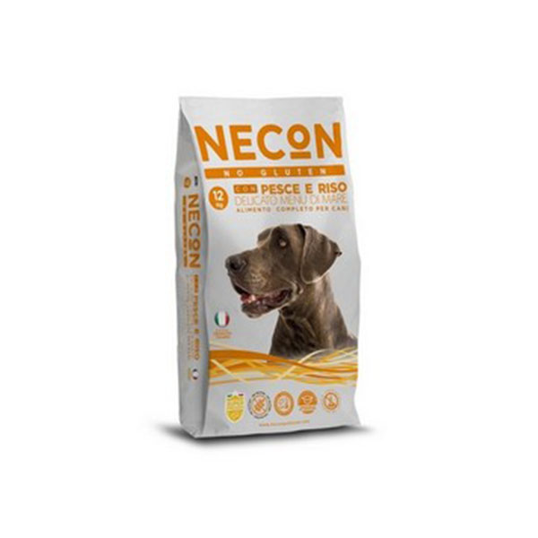 Foto principale Crocchette per Cani Senza Glutine Necon Gusto Pesce e Riso 12kg