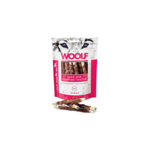 Foto principale Snack per Cani Woolf Gusto Anatra con Pelle Grigliata 100gr