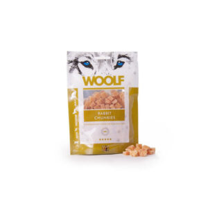 Foto principale Snack per Cani Woolf Gusto Coniglio e Piselli 100gr