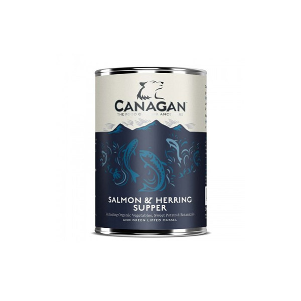 Foto principale Cibo Umido per Cani Canagan Salmon & Herring Supper Gusto Salmone e Aringa 400gr