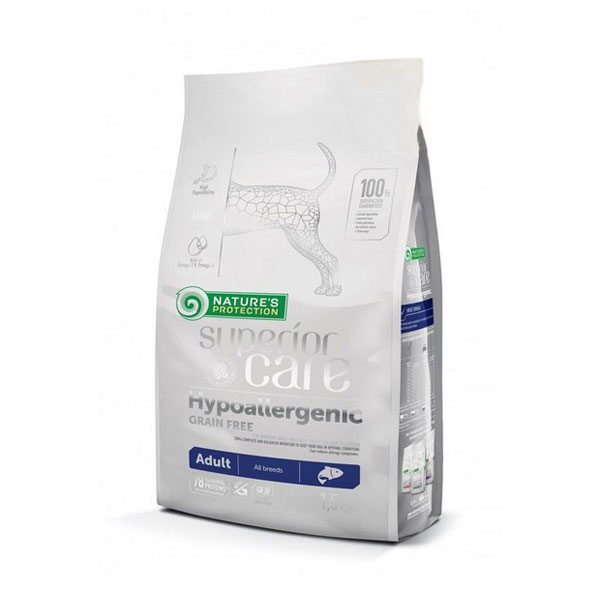 Foto principale Crocchette per Cani Adulti Sensibili Nature’s Protection Superior Care Gusto Salmone 1,5kg