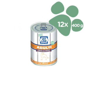 Foto principale Cibo Umido per Cani Adulti Vet Line Gusto Cervo e Patate Umido 12x400gr