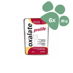 Foto principale Cibo Umido per Gatti con Calcoli Renali Prolife Urinary Oxalate Gusto Pollo e Manzo 6x85gr
