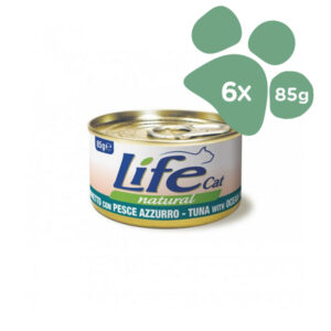 Foto principale Cibo Umido per Gatti Life Cat Natural Gusto Tonnetto e Pesce Azzurro 6x85gr