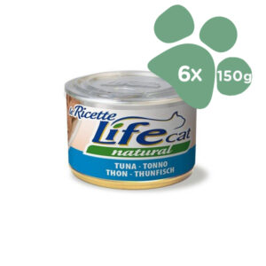 Foto principale Cibo Umido per Gatti Life Cat Natural Gusto Tonno 6x150gr