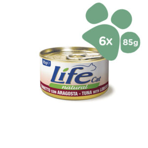 Foto principale Cibo Umido per Gatti Life Cat Natural Gusto Tonno e Aragosta 6x85gr