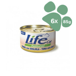 Foto principale Cibo Umido per Gatti Life Cat Natural Gusto Tonno e Sogliola 6x85gr