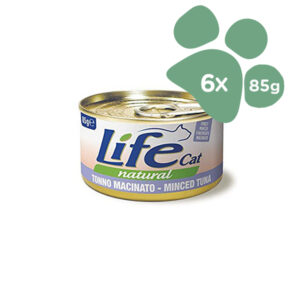 Foto principale Cibo Umido per Gatti Life Cat Natural Gusto Tonno Macinato 6x85gr