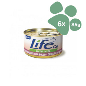 Foto principale Cibo Umido per Gatti Life Cat Natural Gusto Tonno, Pollo e Prosciutto 6x85gr