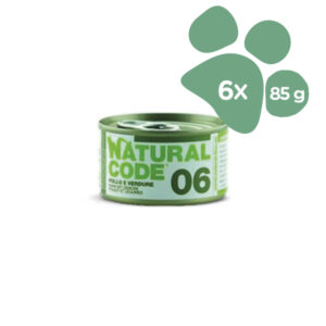 Foto principale Cibo Umido per Gatti Natural Code 06 Gusto Pollo e Verdure 6x85gr