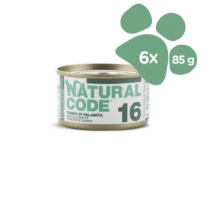 Foto principale Cibo Umido per Gatti Natural Code 16 Gusto Tranci di Palamita 6x85gr