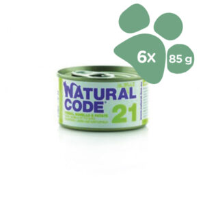 Foto principale Cibo Umido per Gatti Natural Code 21 In Jelly Gusto Tonno, Agnello e Patate 6X85gr