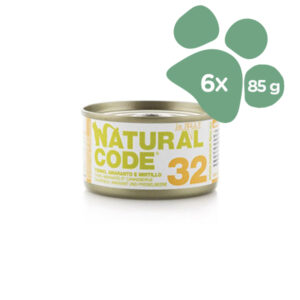 Foto principale Cibo Umido per Gatti Natural Code 32 In Jelly Gusto Tonno, Amaranto e Mirtilli 6x85gr