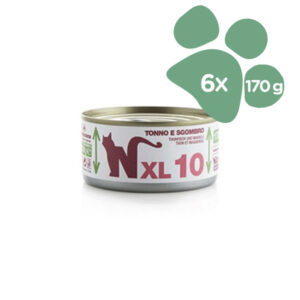 Foto principale Cibo Umido per Gatti Natural Code XL 10 Gusto Tonno e Sgombro 6x170gr