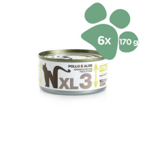 Foto principale Cibo Umido per Gatti Natural Code XL 3 Gusto Pollo e Aloe 6x170gr