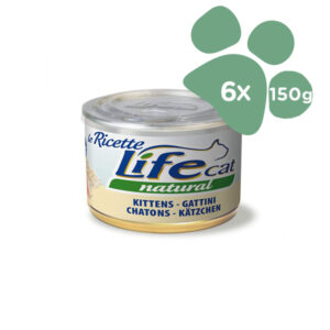 Foto principale Cibo Umido per Gattini Life Cat Natural Gusto Pollo 6x150gr