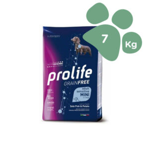 Foto principale Crocchette per Cani Adulti Prolife Grain Free Taglia Piccola Gusto Sogliola e Patate 7kg