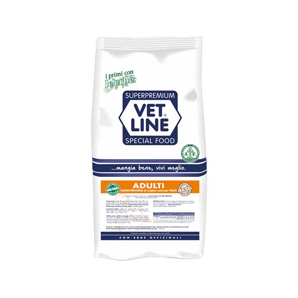 Foto principale Crocchette per Cani Adulti Vet Line Gusto Pesce 3kg