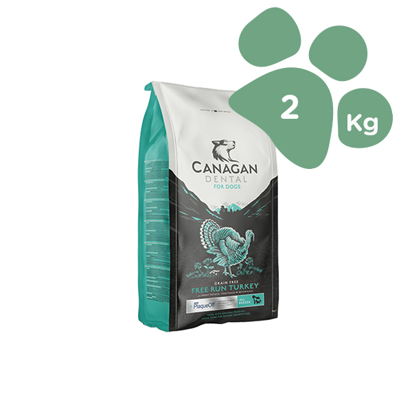 Foto principale Crocchette per Cani Canagan Dental Free Run Turkey Gusto Tacchino e Pollo 2kg