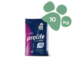 Foto principale Crocchette per Cani Cuccioli Prolife Grain Free Taglia Media/Grande Gusto Sogliola e Patate 10kg