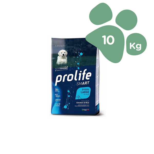 Foto principale Crocchette per Cani Cuccioli Prolife Smart Gusto Pollo e Riso 10kg