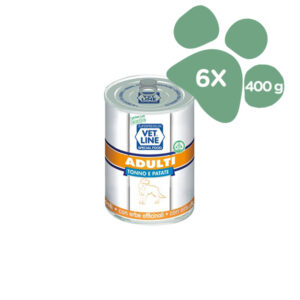 Foto principale Cibo Umido per Cani Adulti Vet Line Gusto Tonno e Patate 6x400gr