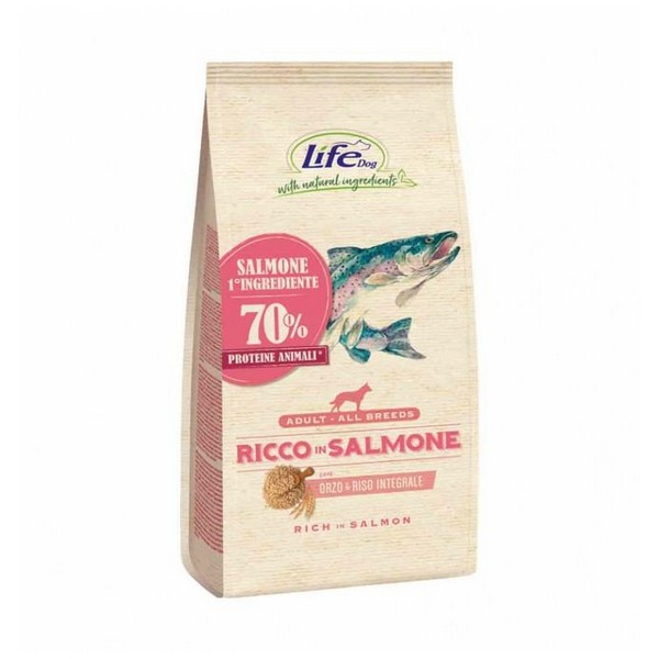 Foto principale Crocchette per Cani Adulti Life Dog Gusto Salmone 12kg