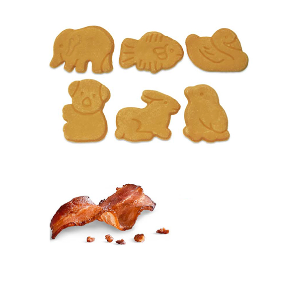 Foto principale Biscotti per Cani Marie La Pasticcera Animaletti Mix Bacon Gusto Bacon 1kg