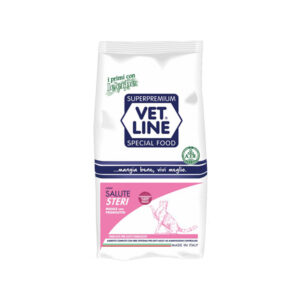 Foto principale Cibo per Gatti Sterilizzati Vet Line Salute Steri Gusto Maiale e Prosciutto 3kg