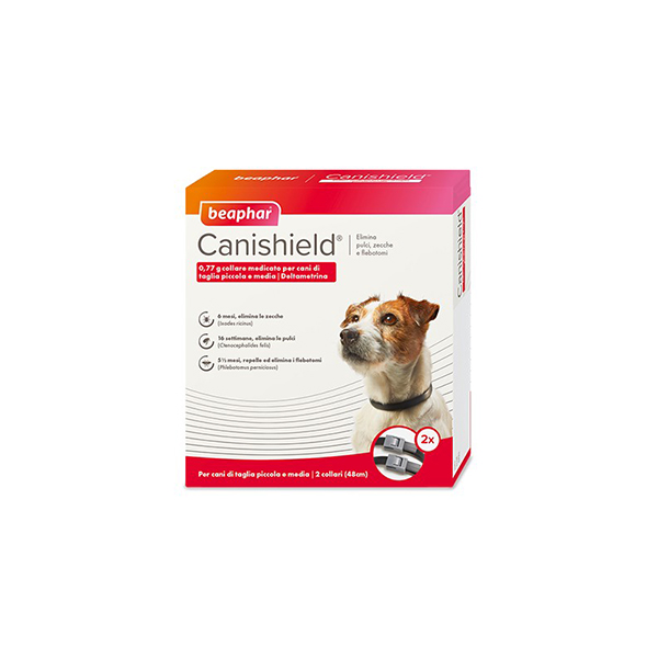 Foto principale Collare Antiparassitario per Cani Beaphar Canishield Taglia S/M 2pz