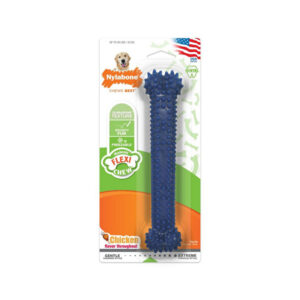 Foto principale Gioco per Cani Nylabone Moderate Dental Chew a Forma di Osso Gusto Pollo Taglia L 20x4cm