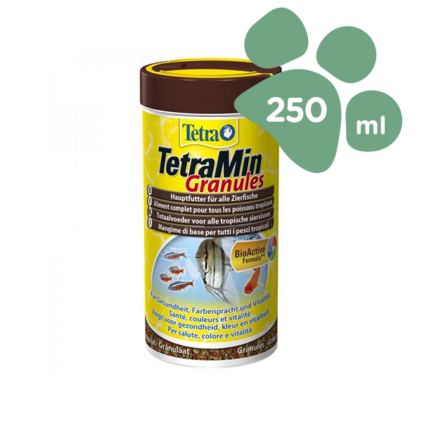 Foto principale Mangime per Pesci Tropicali Tetra TetraMin in Granuli 250ml
