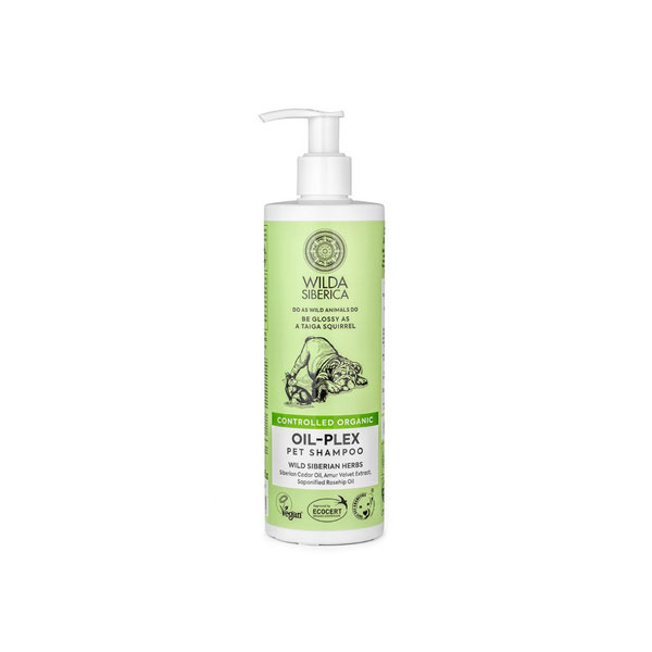 Foto principale Shampoo per Cani e Gatti WILDA SIBERICA Oil-Plex per Pelle Secca 400ml