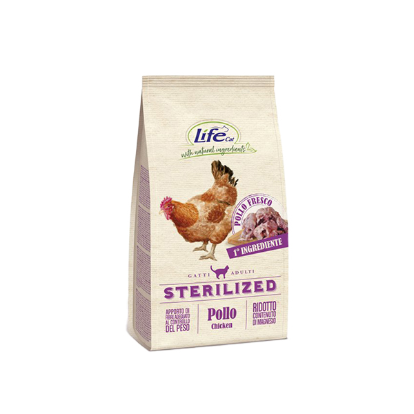 Foto principale Cibo per Gatti Sterilizzati Life Cat Sterilized Gusto Pollo 7,5kg