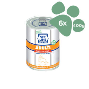 Foto principale Cibo Umido per Cani Adulti Vet Line Gusto Anatra e Patate 6x400gr