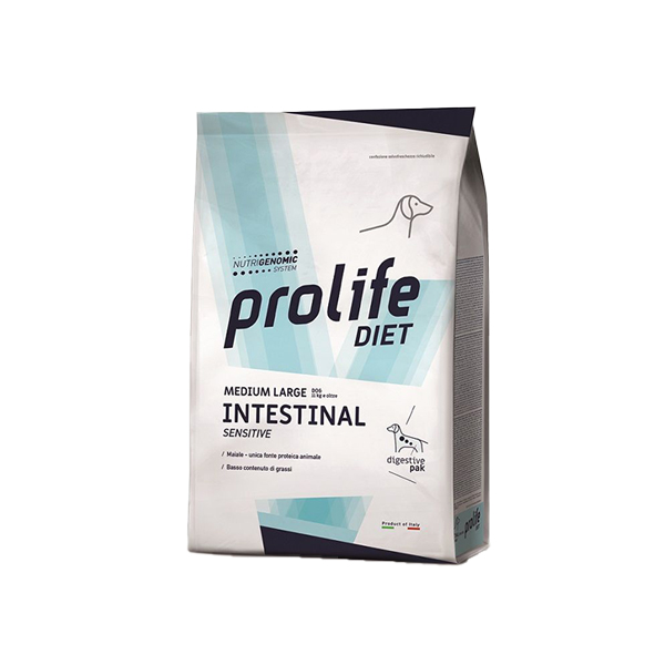 Foto principale Crocchette per Cani con Problemi Intestinali Prolife Diet Intestinal Sensitive Taglia Media/Grande Gusto Maiale 2kg