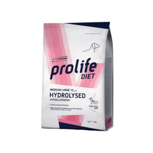 Foto principale Crocchette per Cani Ipersensibili o Intolleranti Prolife Diet Hydrolysed Hypoallergenic Taglia Media/Grande Gusto Agnello 8kg