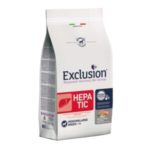 Foto principale Crocchette per Cani Adulti con Insufficienza Epatica Exclusion Diet Hepatic Taglia Media/Grande Gusto Maiale, Riso e Piselli 2kg