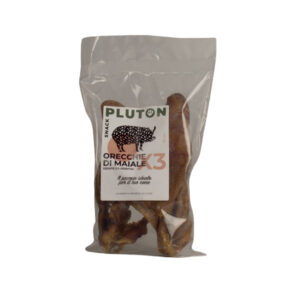 Foto principale Snack per Cani Pluton Gusto Orecchie di Maiale 3 pz 12 cm