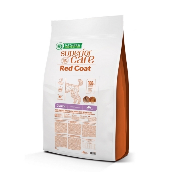 Foto principale Crocchette per Cani Cuccioli Nature’s Protection Superior Care Junior per Manto Rosso Taglia Piccola Gusto Salmone 10kg