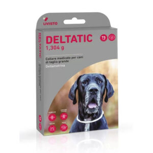 Foto principale Collari Antiparassitari per Cani Livisto Deltatic Taglia Grande oltre 25kg 75cm 2pz