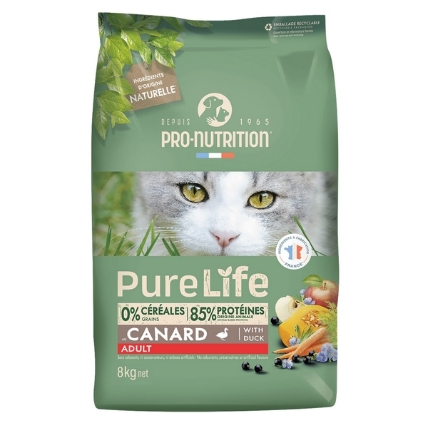 Foto principale Cibo per Gatti Adulti Pro-Nutrition Flatazor Pure Life Gusto Anatra 8kg