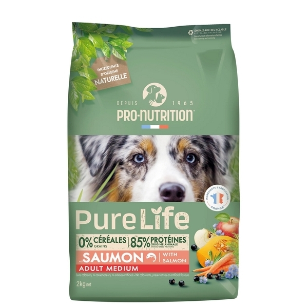 Foto principale Crocchette per Cani Adulti Pro-Nutrition Flatazor Pure Life Taglia Media Gusto Salmone 2kg