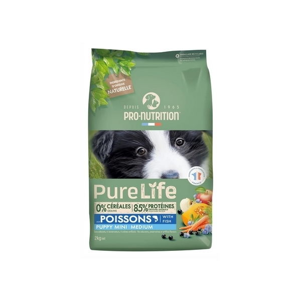 Foto principale Crocchette per Cani Cuccioli Pro-Nutrition Flatazor Pure Life Taglia Piccola/Media Gusto Pesce 2kg