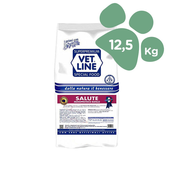 Foto principale Crocchette per Cani Vet Line Salute Gusto Bufalo e Riso 12,5kg