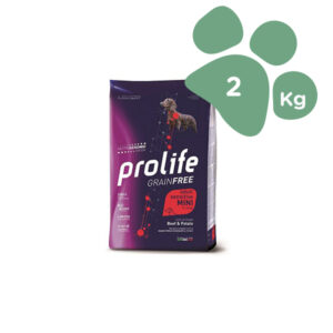 Foto principale Crocchette per Cani Adulti Prolife Grain Free Sensitive Taglia Piccola Gusto Manzo e Patate 2kg