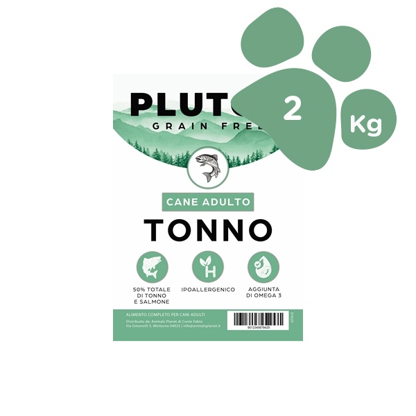 Foto principale Crocchette per Cani Adulti Pluton Grain Free Gusto Tonno 2kg